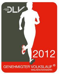 Logo DLV genehmigter Volkslauf 2011